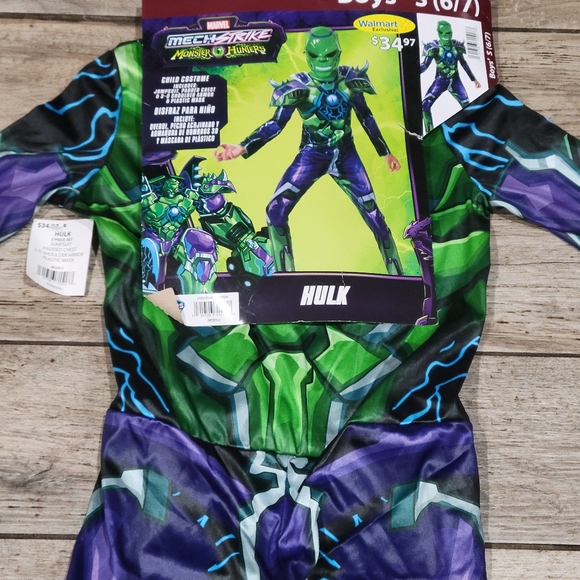 Hulk boys size Small 6-7 Halloween costume NWT - Picture 1 of 12